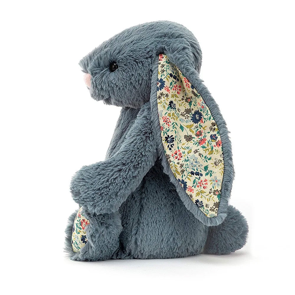 side view of jellycat bashful blossom dusky bunny