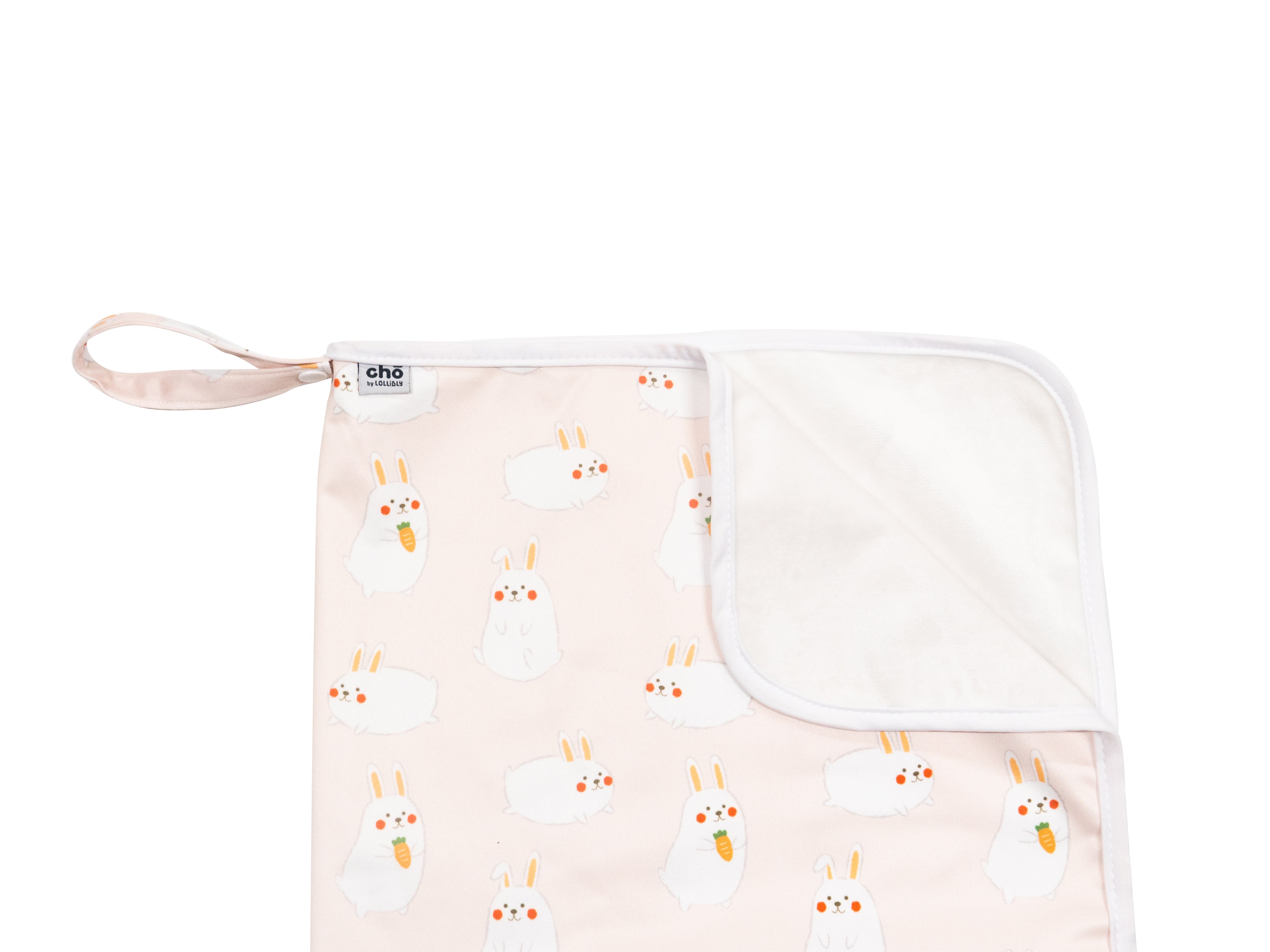 lollibly cho changing pad momo peach