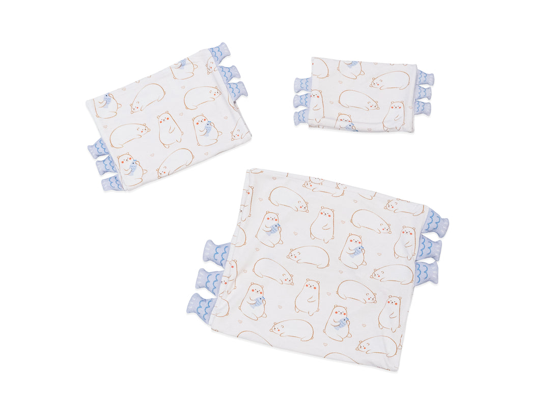 three sizes of extra cho pillow covers maru bear