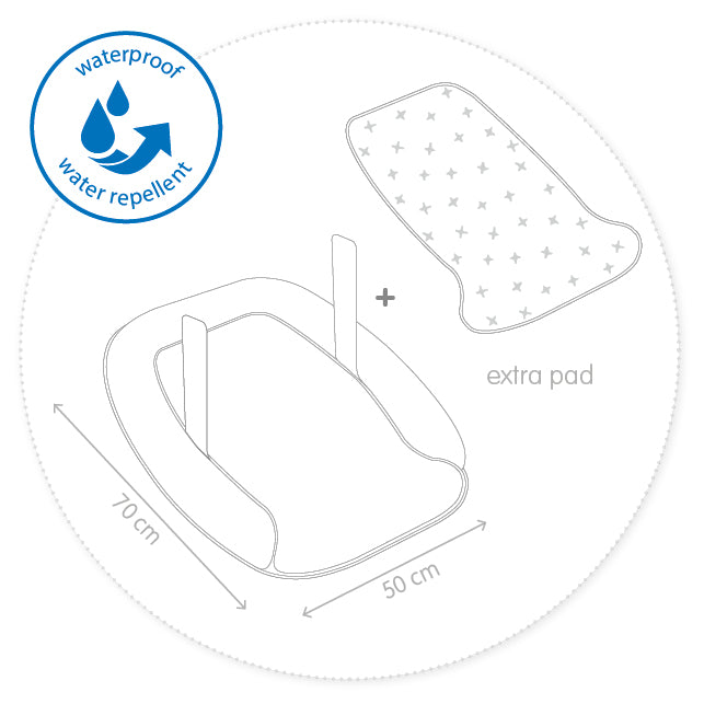 removable pad for doomoo changing pad