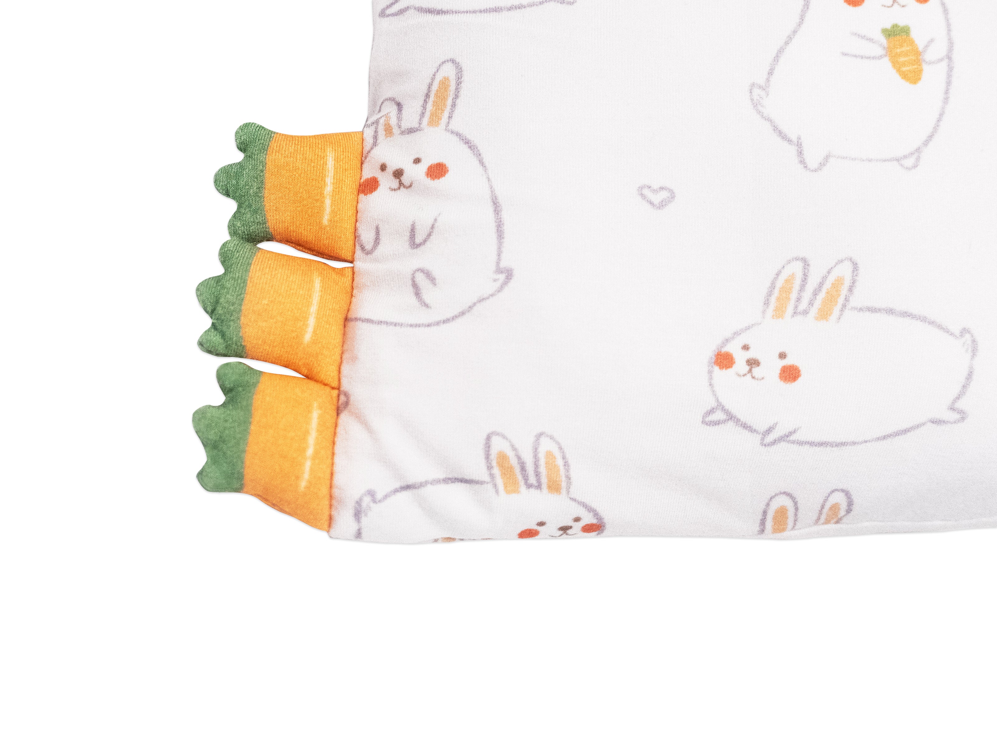 cho momo bunny carrot buntings made for teething babies